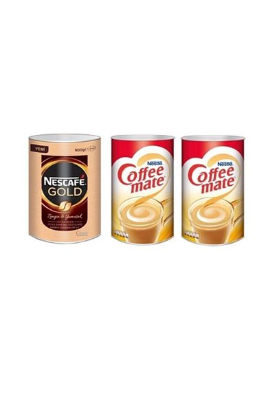 Nescafe 900 gr.Gold + 2kg Coffee Mate = 4kg