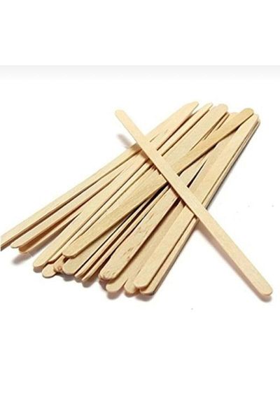 ikatem 500 Pieces Disposable Wooden Mixer