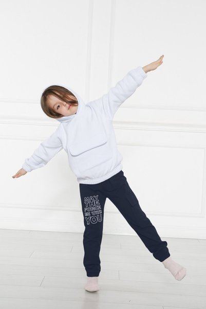GÖKÇECİK TEKSTİL Kidsabu Force Navy Blue Children's Trousers