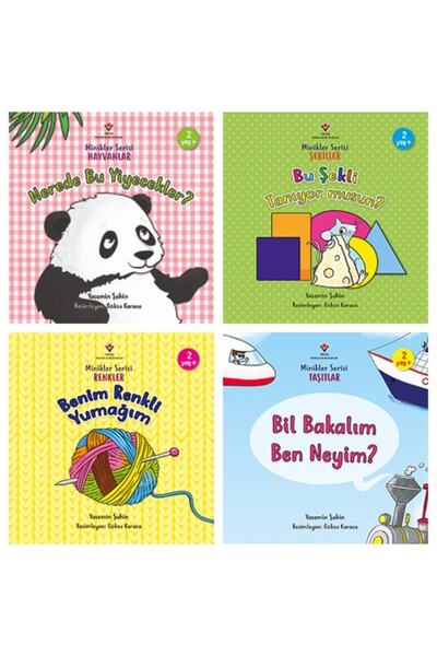 Tübitak Yayınları OKUL ÖNCESİ-Popüler Bilim Minik Şekiller Seti(Taşıtlar,hayv...