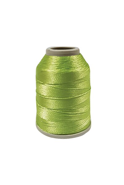 Akbel İplik دانتيل أخضر عشبي فاتح، تطريز وخيوط بانش - 20 جم - اللون رقم 642