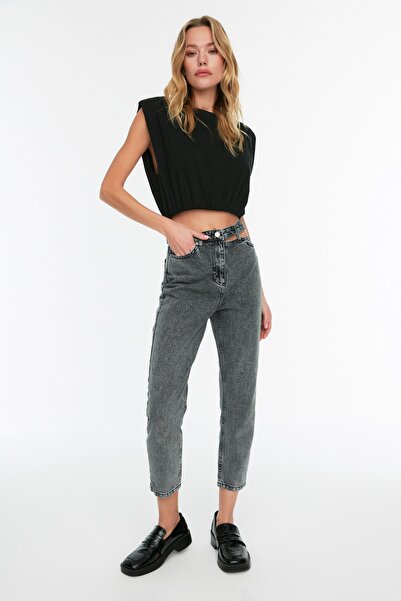 Trendyol Collection Jeans - Grau - Mom