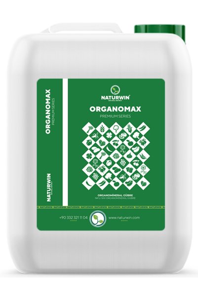 Naturwin Organomax Bitkisel Menşeli Hümik Asit Sıvı Gübre 20 lt