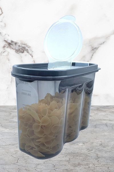 Buffer ® حاوية تخزين طعام بمقياس 2 غطاء - 1.2 لتر - Sa930