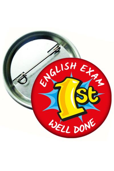 Hediye Panayırı English Exam Well Done Öğrenci Rozeti 10 Adet