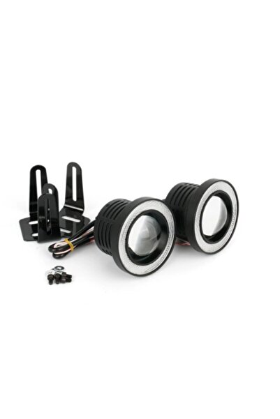 Sm Motors Angel Sis Farı Üniversal 76mm Mercekli (2 Adet) Buz Mavi