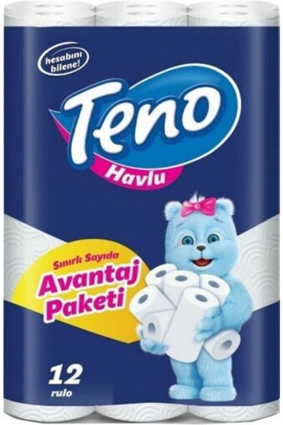 Teno Kağıt Havlu 12 Li 3 Li Set