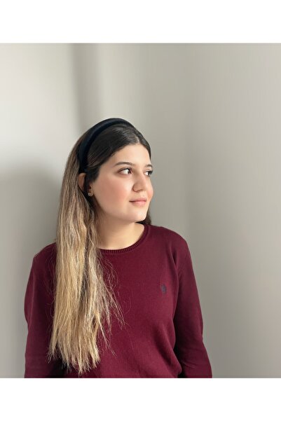 Miracle Siyah Kadife Taç