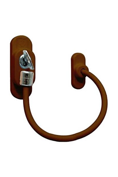 Genel Markalar Kahverengi Çelik Halatlı Pencere Emniyet Kilidi