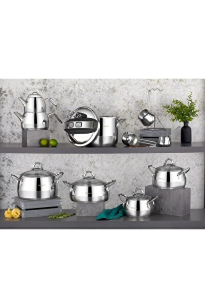 Remetta Solido Silver Çeyiz Seti Takımı 18 Prç Tencere Tava