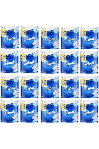 Selpak مجموعة مناشف عملاقة مكونة من 20 قطعة مكونة من 3 طبقات