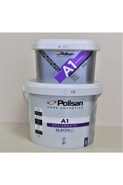 Polisan Silikonlu A1-dış Cephe Boyası-2,5litre(3,5KG.)-cd-8214 Ağrı Grisi