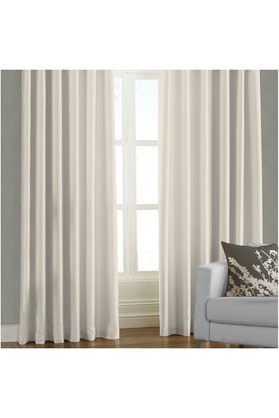 UĞUR PERDE Cream Color Blackout Blackout Sunshade Non-Pleated Background Curtain