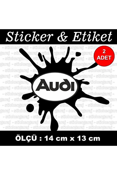 auto ملصق Audi Tuning Modified - ملصق متوافق مع خوذة الدراجة النارية الزجاجية...
