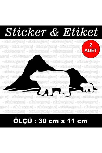 auto ملصق شبل الدب القطبي - ملصق زجاجي متوافق مع الكمبيوتر المحمول وخوذة دراجة نارية للسيارة