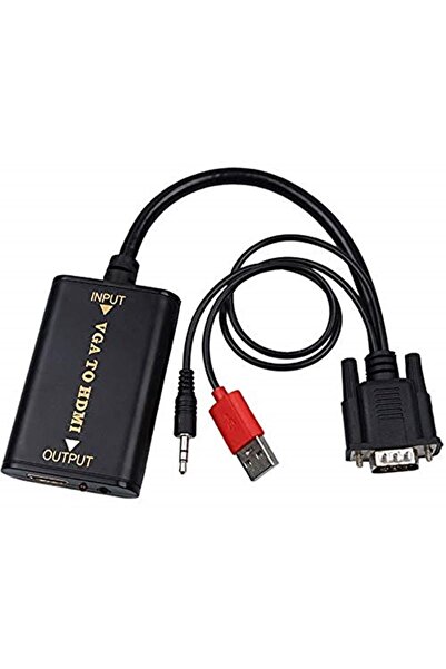 Alfais Marka: 4443 Vga To Hdmı Laptop Tv Kablo Çevirici Dönüştürücü Adaptör K...