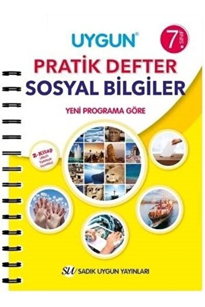 Sadık Uygun Yayınları 7. Sınıf Sosyal Bilgiler Pratik Defter / Kolektif / Sad...
