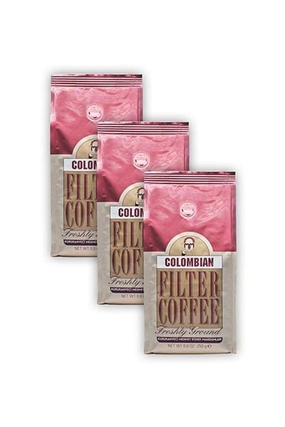 Mehmet Efendi Colombian Filter Coffee 3 X 250g