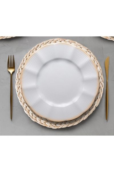 Kütahya Porselen Milena Serving Plate 27 Cm 6 Pieces