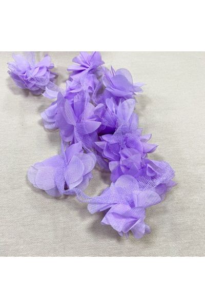 YENİ HEDİYELİK DÜNYAM Lilac Laser Rose 2m Laser Cut Rose Στολίδι Υλικό Συσκευασίας 24 τμχ Οργάντζα Υφασμάτινα Τεχνητά Λουλούδια