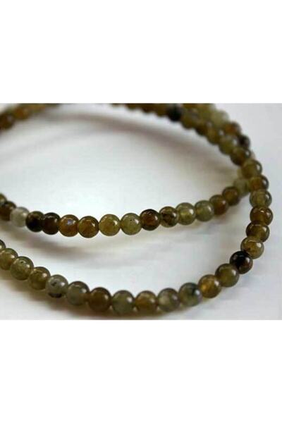 Yasamtohumu Niz perli od labradorita 4 mm