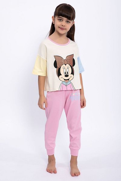 Minnie Mouse Σετ πιτζάμες για κορίτσια με άδεια Trending Minnie Ivory