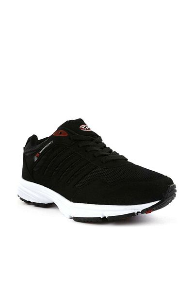 M.P. Black White Women's Walking Shoes 201-6803Zn