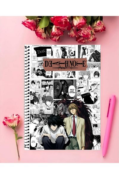 animeandyourworld Death Note Anime Special Design A4 Notebook - Unlined with 21*29 cm Ring