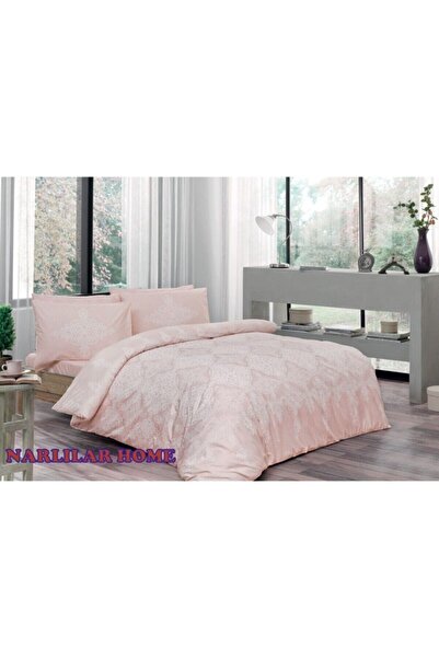 Taç Çift Kişilik Ranforce Nevresim Takımı Blanche Lila