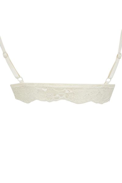 DeFacto Fall In Love Triangle Bralette με δαντέλα με επένδυση
