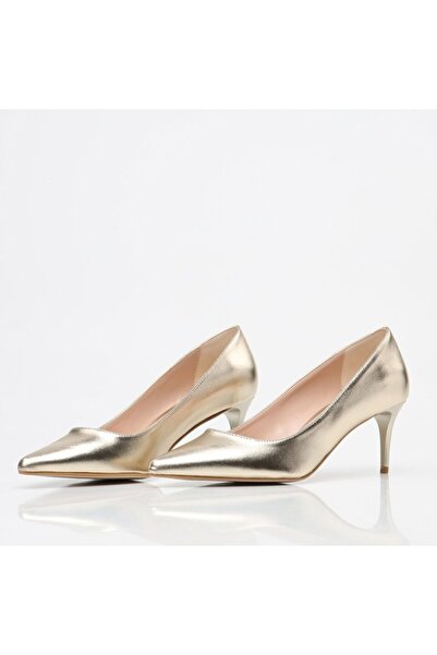 Hotiç Gold Women's Thin Heel