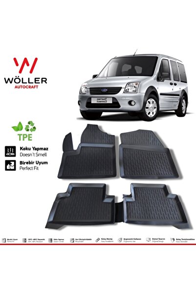 wöller Ford Connect Paspas 2004 2017 Arası 3d Havuzlu Paspas