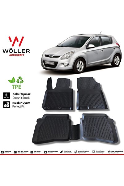 wöller Hyundai I20 Paspas 2009 2014 Arası 3d Havuzlu Paspas