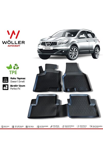 wöller Nissan Qashqai Paspas 2007 2013 Arası 3d Havuzlu Paspas