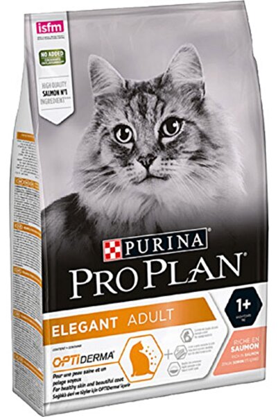 Pro Plan Elegant Derma Plus Somonlu Yetişkin Kedi Maması 3kg