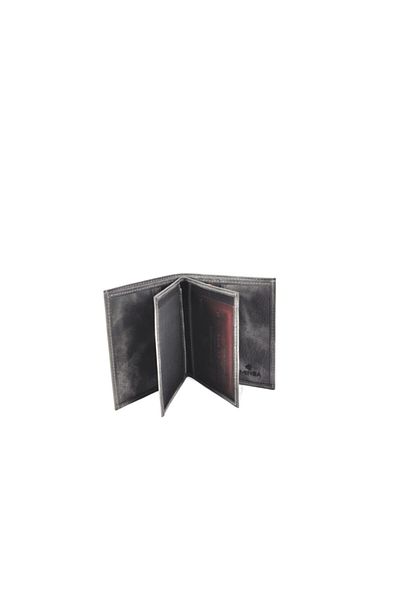 Eminsa Men's Gray Crazy Leather Wallet