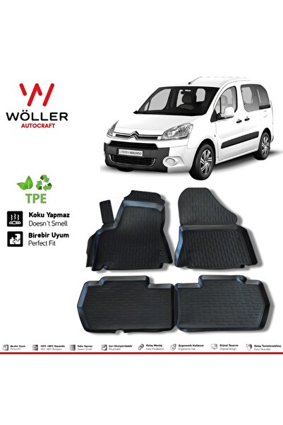 wöller Citroen Berlingo Paspas 2008 2019 Arası 3d Havuzlu Paspas
