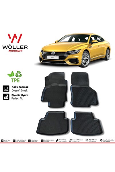 wöller Volkswagen Arteon Paspas 2017 Sonrası 3d Havuzlu Paspas