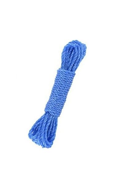 ACY STORE Plastic Clothesline, 4 mm X 15 Meters Ready White Color Plastic Rope Rope for Clothes Drying
