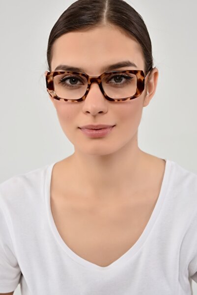 PETİTO Phurad Leopar Bayan Mavi Işık Koruruyu Ekren Gözlüğü (48-20-140 Hafif)