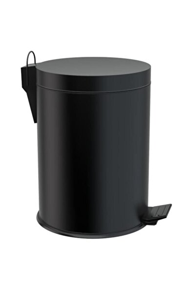FKN Pedallı Siyah Çöp Kovası