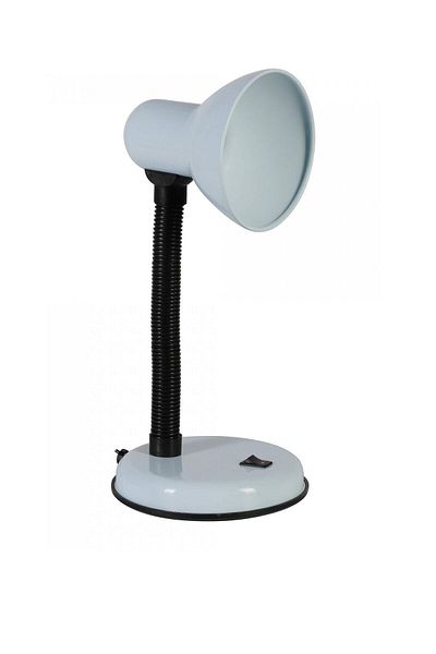 YCL Plastic Spiral E27 Table Lamp White, Yml-100b