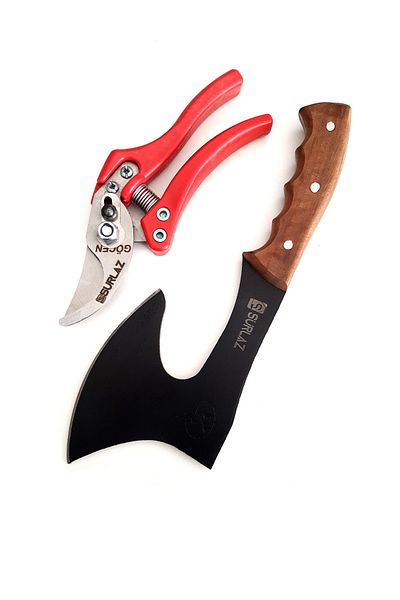 SürLaz Outdoor Pruning Set Vineyard Shears Garden Ax