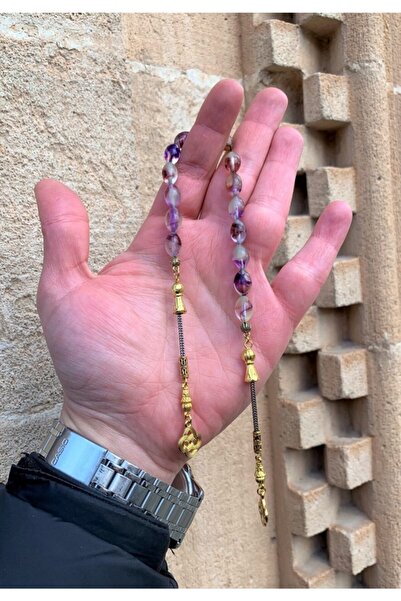 Doğan Silver Fosforlu Kedi Gözü Karanlıkta Parlayan Toz Kehribar Zaza Tesbih ...