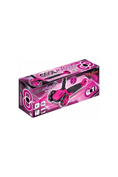 Cool Wheels Tulpar Lighted Foldable Scooter Pink (4 Years+ 40 Kg.)