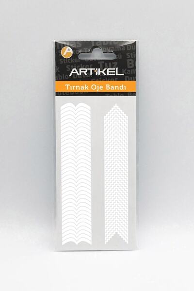Artikel Şekiller -8 French Tırnak Oje Bandı, French Tırnak Sticker, French Ma...