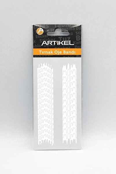 Artikel Şekiller -10 French Tırnak Oje Bandı, French Tırnak Sticker, French M...