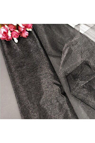 Huzur Party Store Μαύρο Χρώμα 50 Μέτρα Ύφασμα Τούλι με Κρυστάλλινες Μπάλες Πλ...