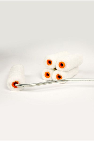 FırsatYapıMarket 10 Cm Epoxy Roller Set + 4 Spare Imported Premium