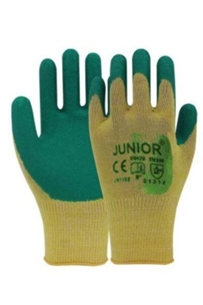 Genel Markalar Junıor JN111 Pu Lateks Eldiven Yeşil